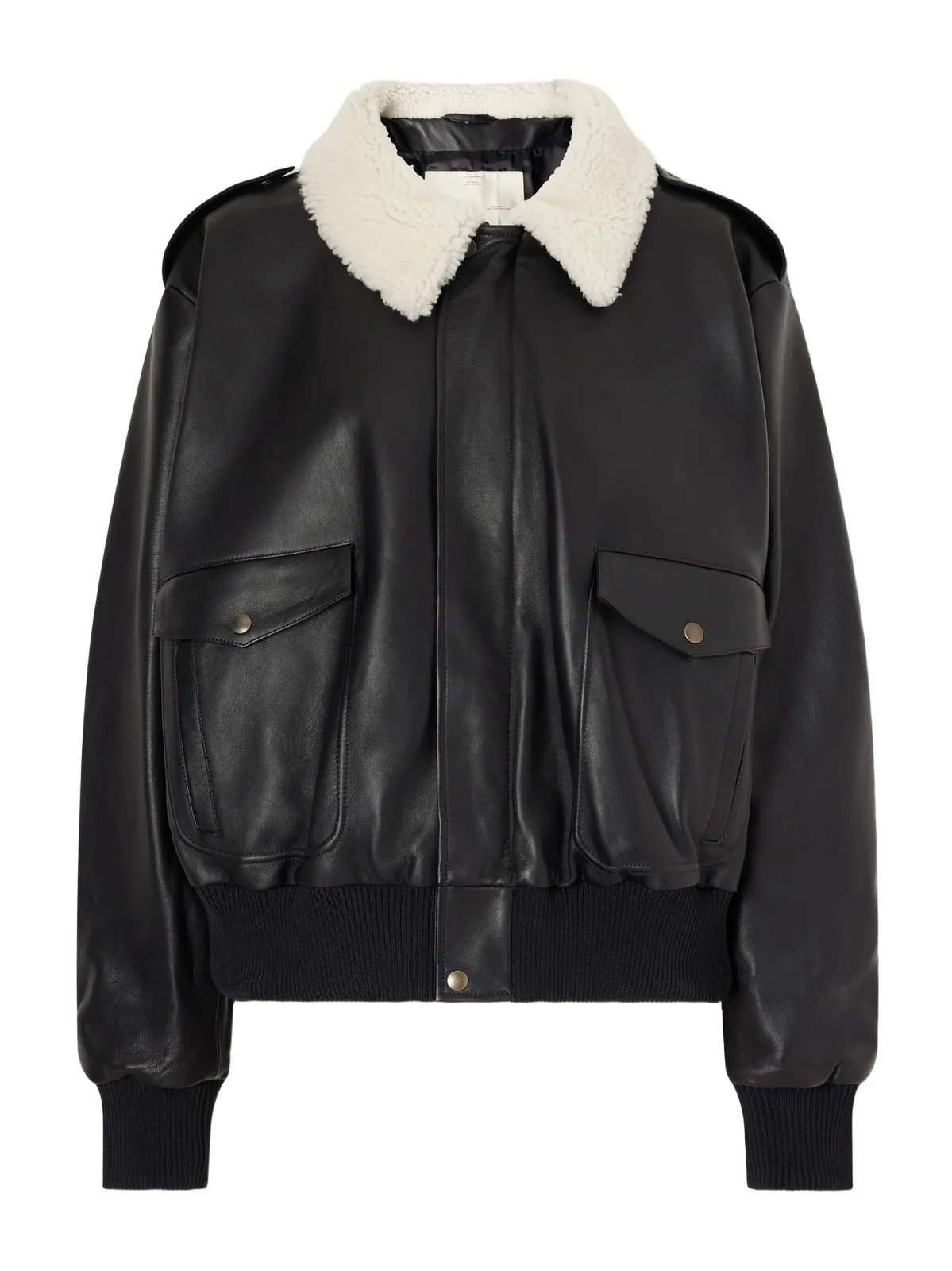 Giuliva Heritage The Tom Shearling-trimmed Leather Jacket