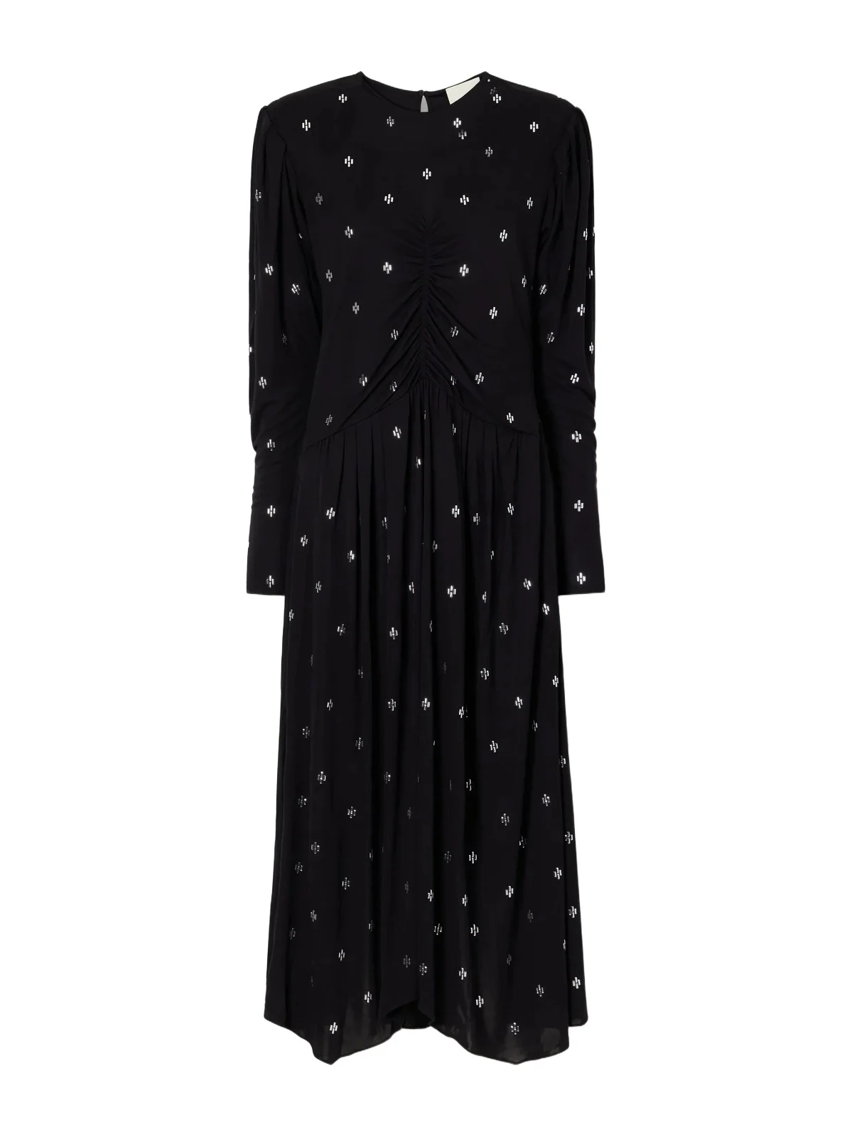 Mazia Embellished Ruched Jersey Midi Dress Mazia Embellished Ruched Jersey Midi Dress