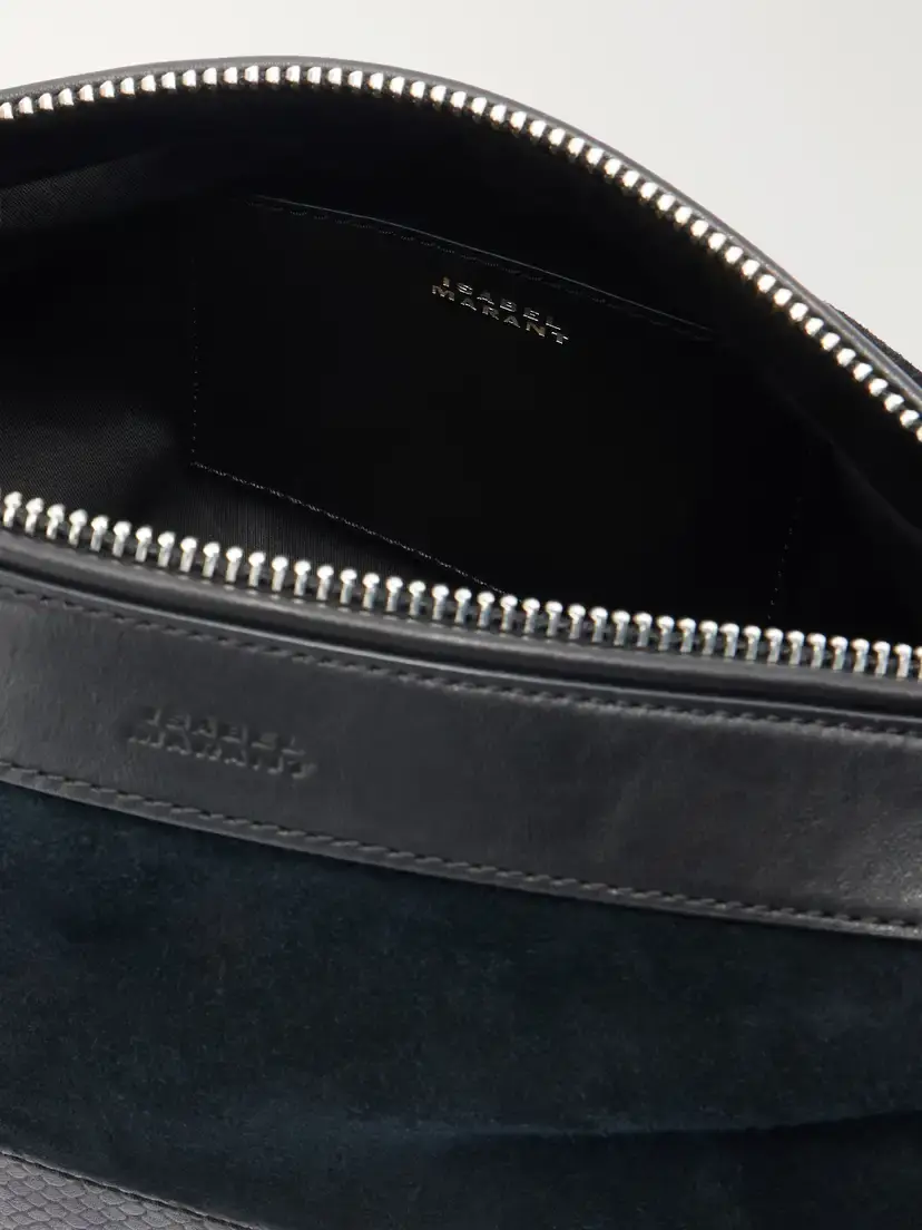 Isabel Marant Maia Snake-effect Leather-trimmed Suede Shoulder Bag | Thumbnail 6 Isabel Marant Maia Snake-effect Leather-trimmed Suede Shoulder Bag | Thumbnail 6