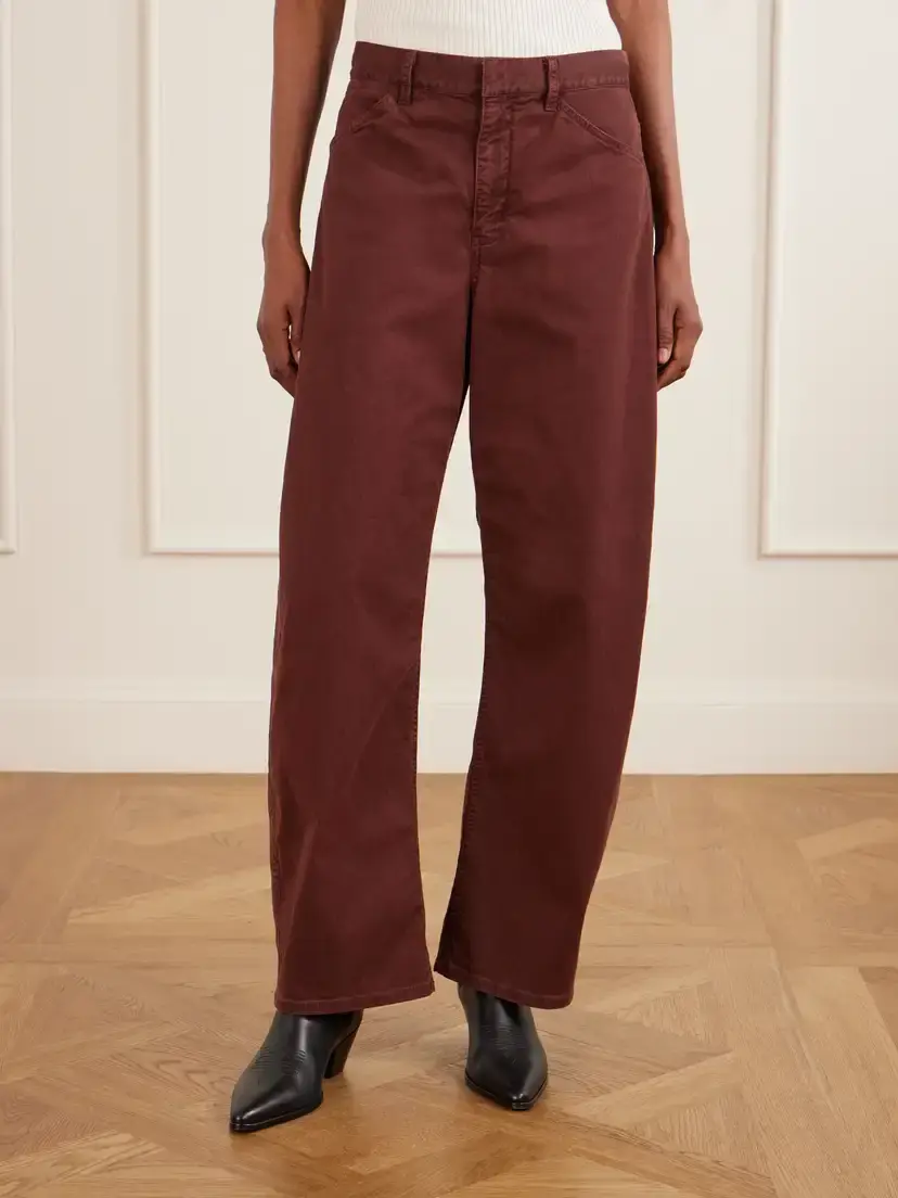 Nili Lotan Tribeca Cotton-blend Twill Tapered Pants | Thumbnail 3 Nili Lotan Tribeca Cotton-blend Twill Tapered Pants | Thumbnail 3