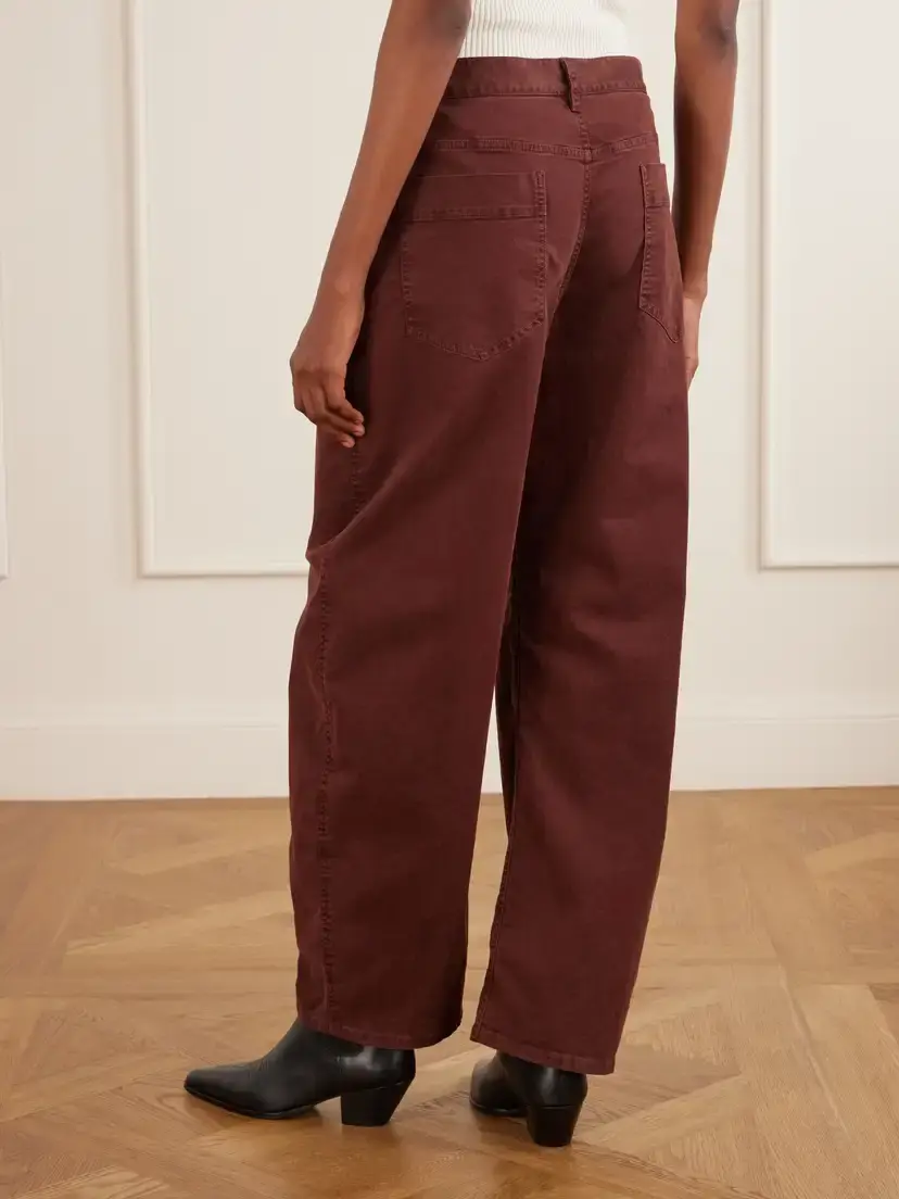 Nili Lotan Tribeca Cotton-blend Twill Tapered Pants | Thumbnail 4 Nili Lotan Tribeca Cotton-blend Twill Tapered Pants | Thumbnail 4