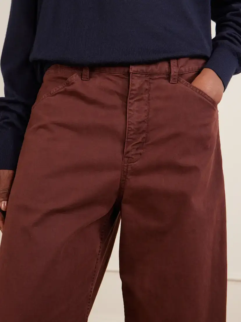 Nili Lotan Tribeca Cotton-blend Twill Tapered Pants | Thumbnail 5 Nili Lotan Tribeca Cotton-blend Twill Tapered Pants | Thumbnail 5