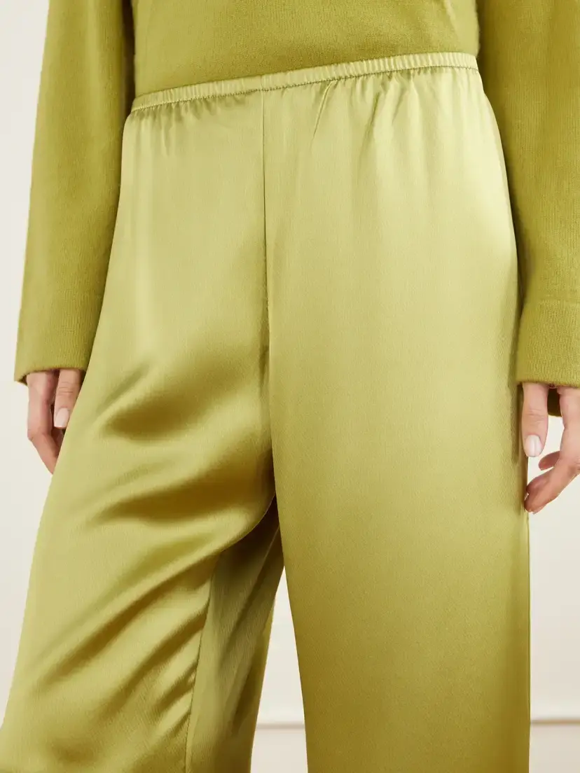 LESET Barb Satin Wide-leg Pants | Thumbnail 5 LESET Barb Satin Wide-leg Pants | Thumbnail 5