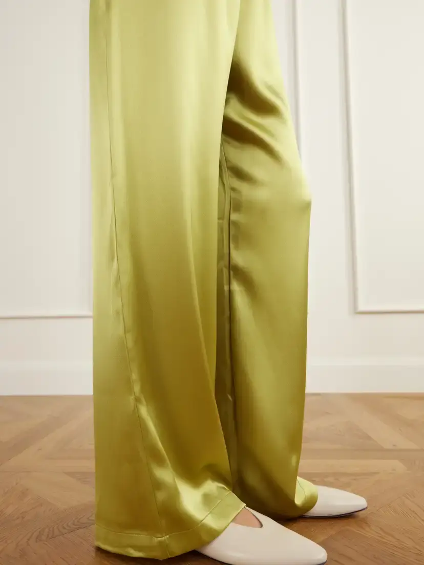 LESET Barb Satin Wide-leg Pants | Thumbnail 6 LESET Barb Satin Wide-leg Pants | Thumbnail 6