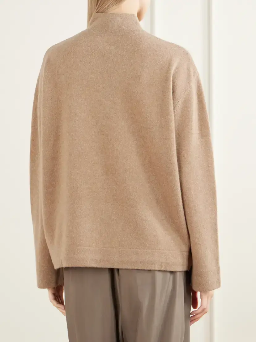 LESET Jesse Drawstring Wool Half-zip Sweatshirt | Thumbnail 4 LESET Jesse Drawstring Wool Half-zip Sweatshirt | Thumbnail 4
