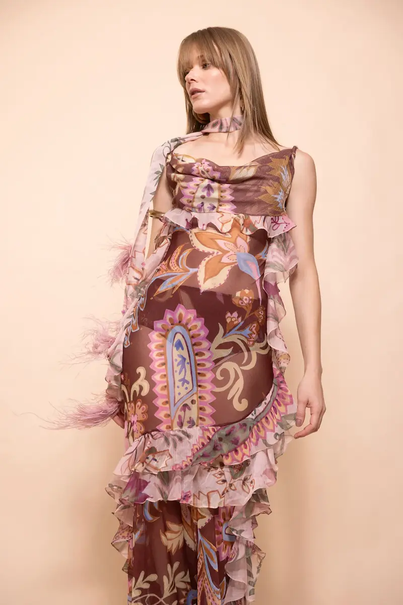 PatBo BOHO SLIM-FIT GOWN | Thumbnail 5