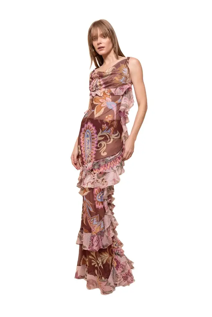 PatBo BOHO SLIM-FIT GOWN