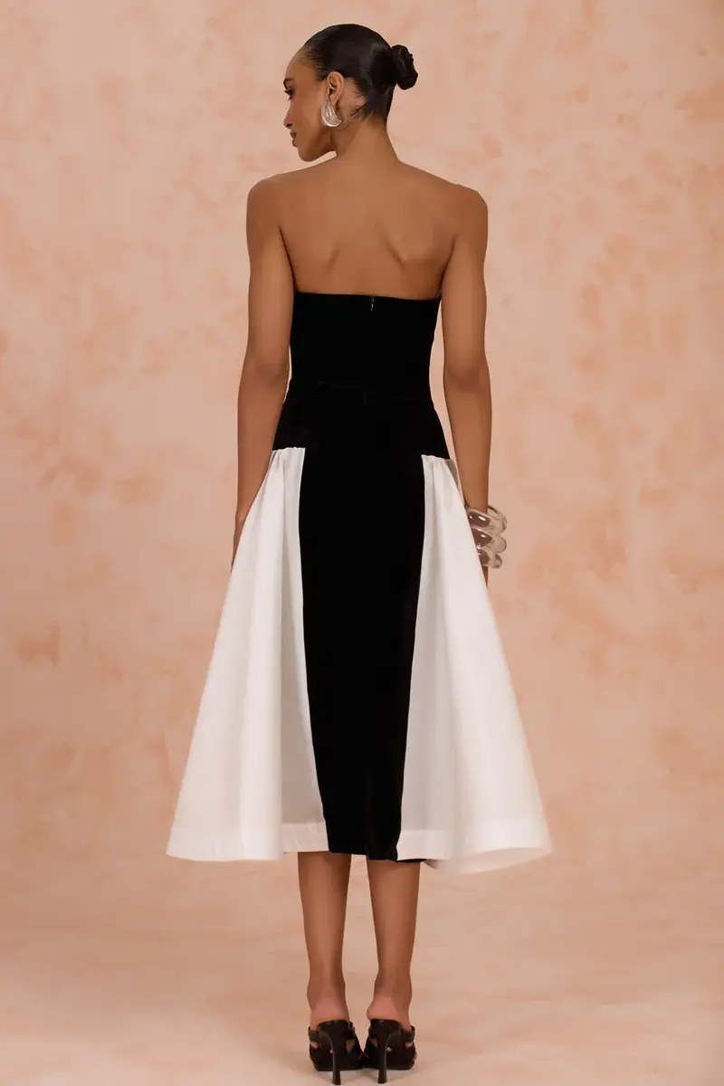 PatBo DORA TAFFETA MIDI DRESS | Thumbnail 2