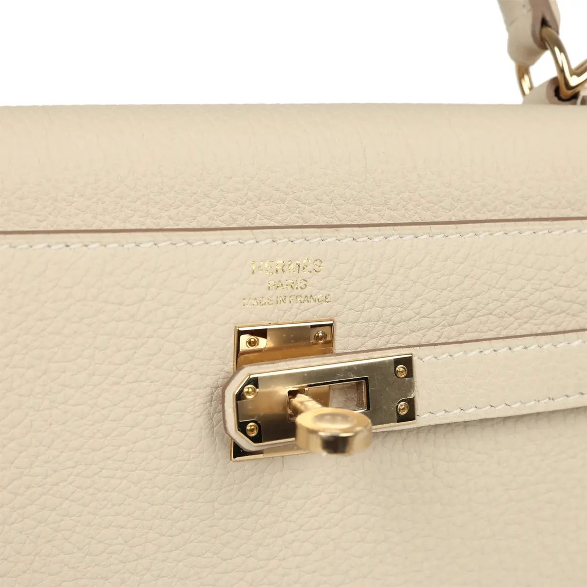 HERMÈS Hermes Kelly Retourne 25 Craie Togo Permabrass Hardware | Thumbnail 7 HERMÈS Hermes Kelly Retourne 25 Craie Togo Permabrass Hardware | Thumbnail 7