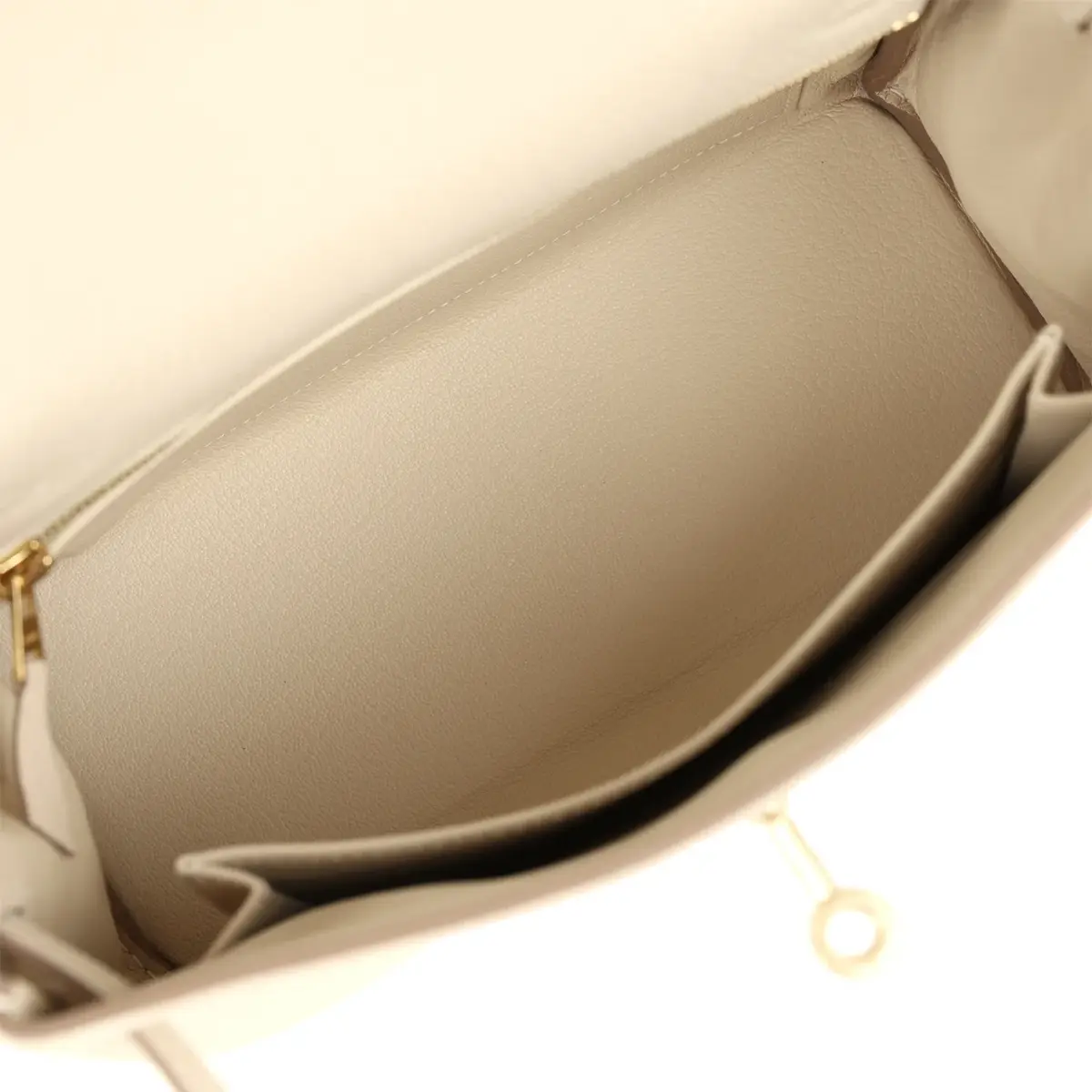 HERMÈS Hermes Kelly Retourne 25 Craie Togo Permabrass Hardware | Thumbnail 8 HERMÈS Hermes Kelly Retourne 25 Craie Togo Permabrass Hardware | Thumbnail 8