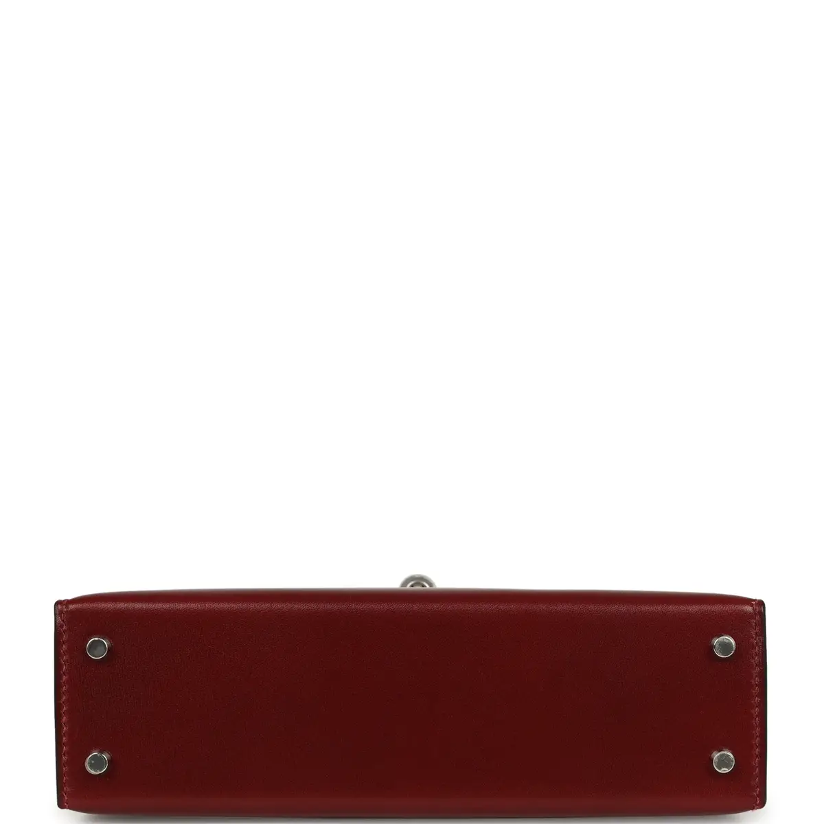 HERMÈS Hermes Kelly Sellier 20 Rouge H Box Palladium Hardware | Thumbnail 6