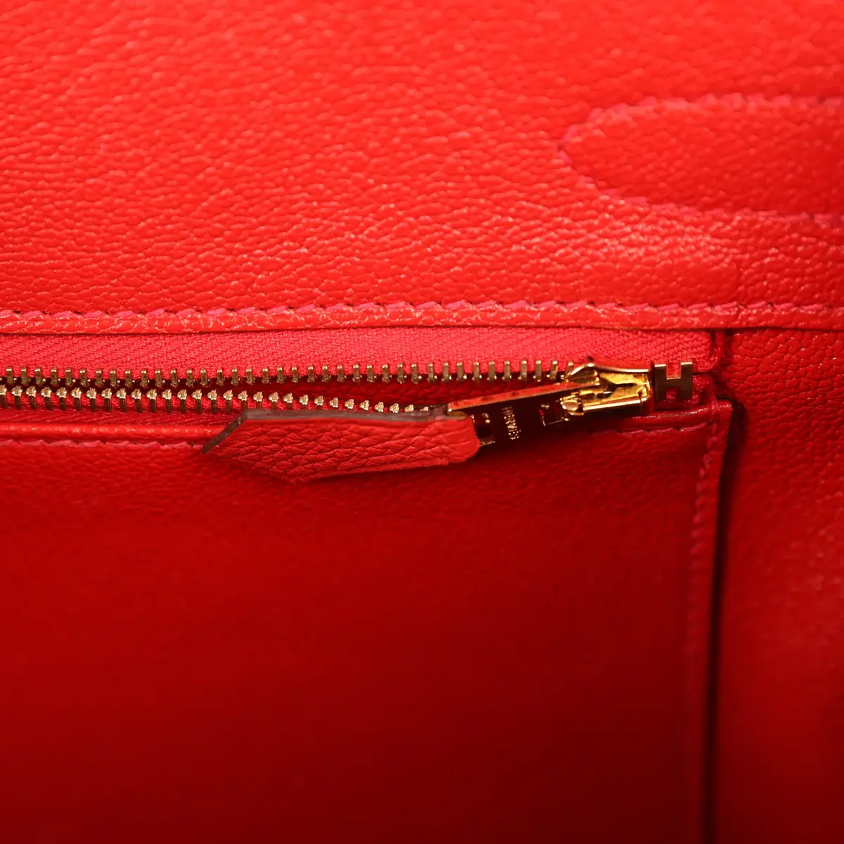 HERMÈS Pre-owned Hermes Birkin 30 Geranium Togo Gold Hardware | Thumbnail 8 HERMÈS Pre-owned Hermes Birkin 30 Geranium Togo Gold Hardware | Thumbnail 8