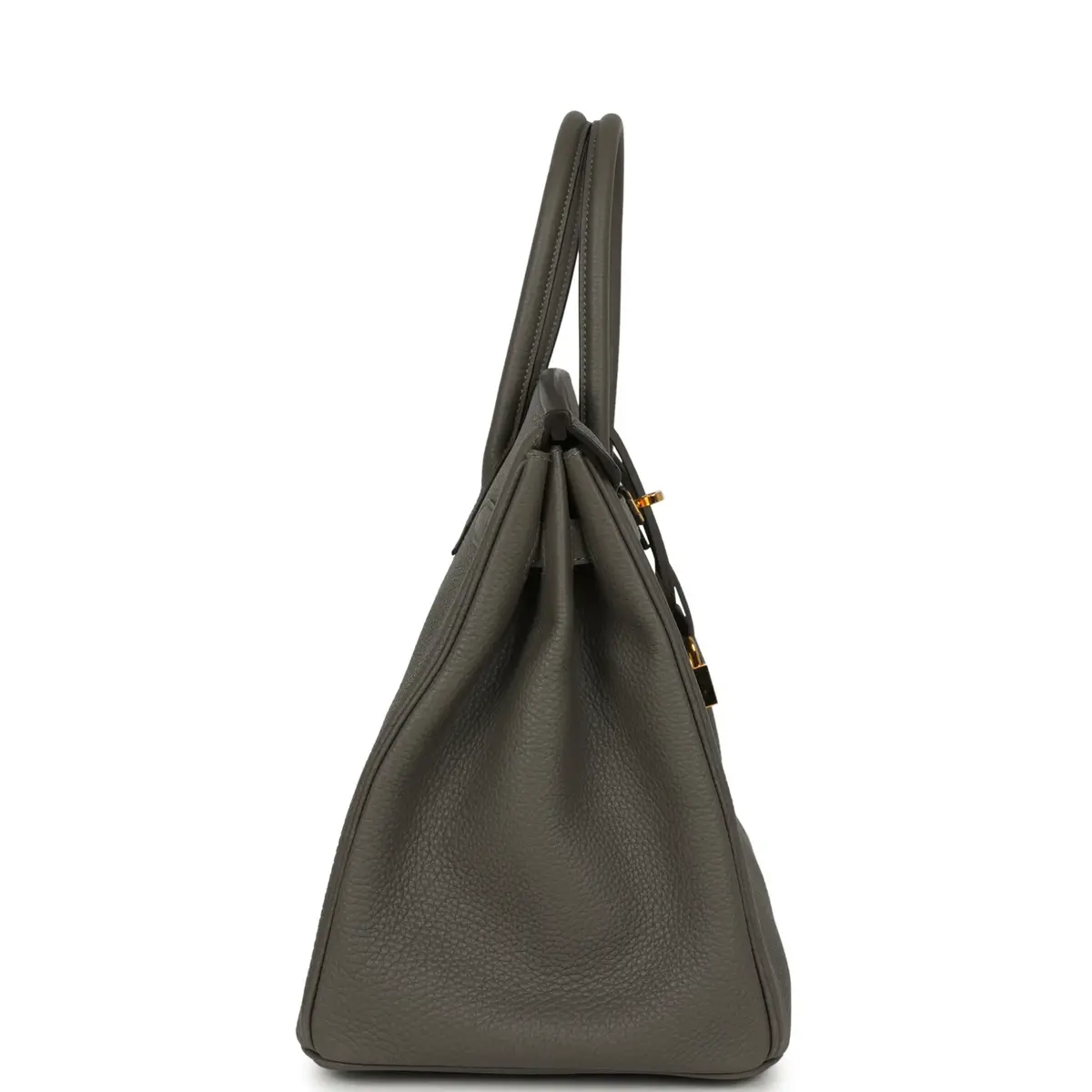 HERMÈS Pre-owned Hermes Birkin 35 Gris Meyer Togo Palladium Hardware | Thumbnail 3 HERMÈS Pre-owned Hermes Birkin 35 Gris Meyer Togo Palladium Hardware | Thumbnail 3