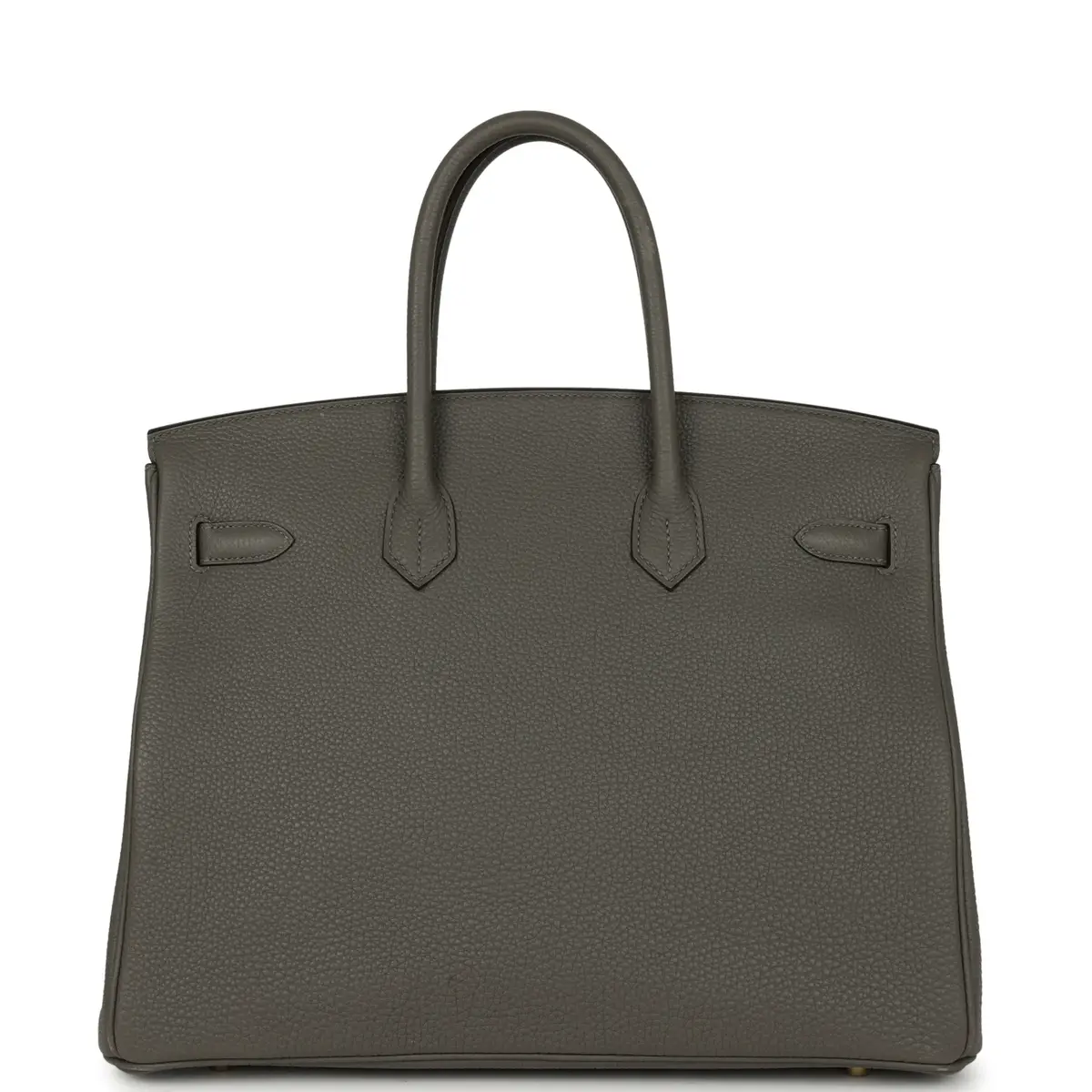 HERMÈS Pre-owned Hermes Birkin 35 Gris Meyer Togo Palladium Hardware | Thumbnail 4 HERMÈS Pre-owned Hermes Birkin 35 Gris Meyer Togo Palladium Hardware | Thumbnail 4