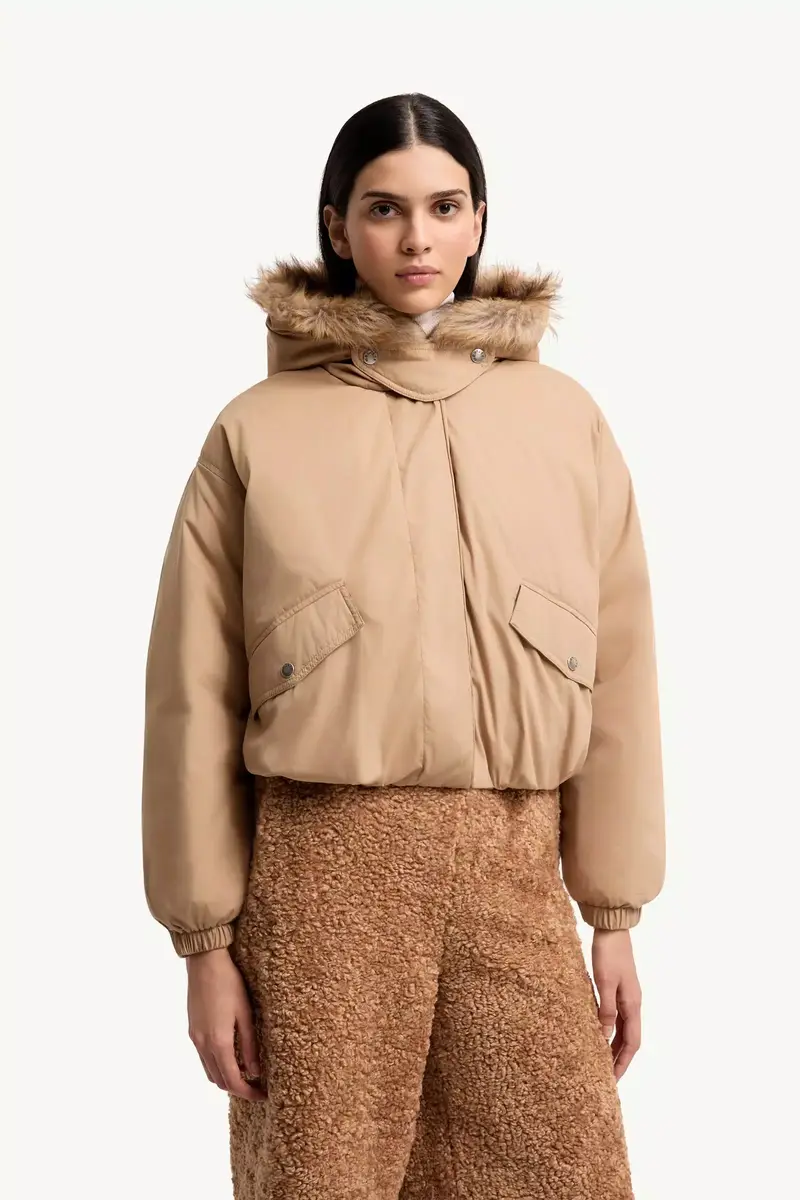 Moncler Cheveche Hooded Short Down Jacket | Thumbnail 5 Moncler Cheveche Hooded Short Down Jacket | Thumbnail 5