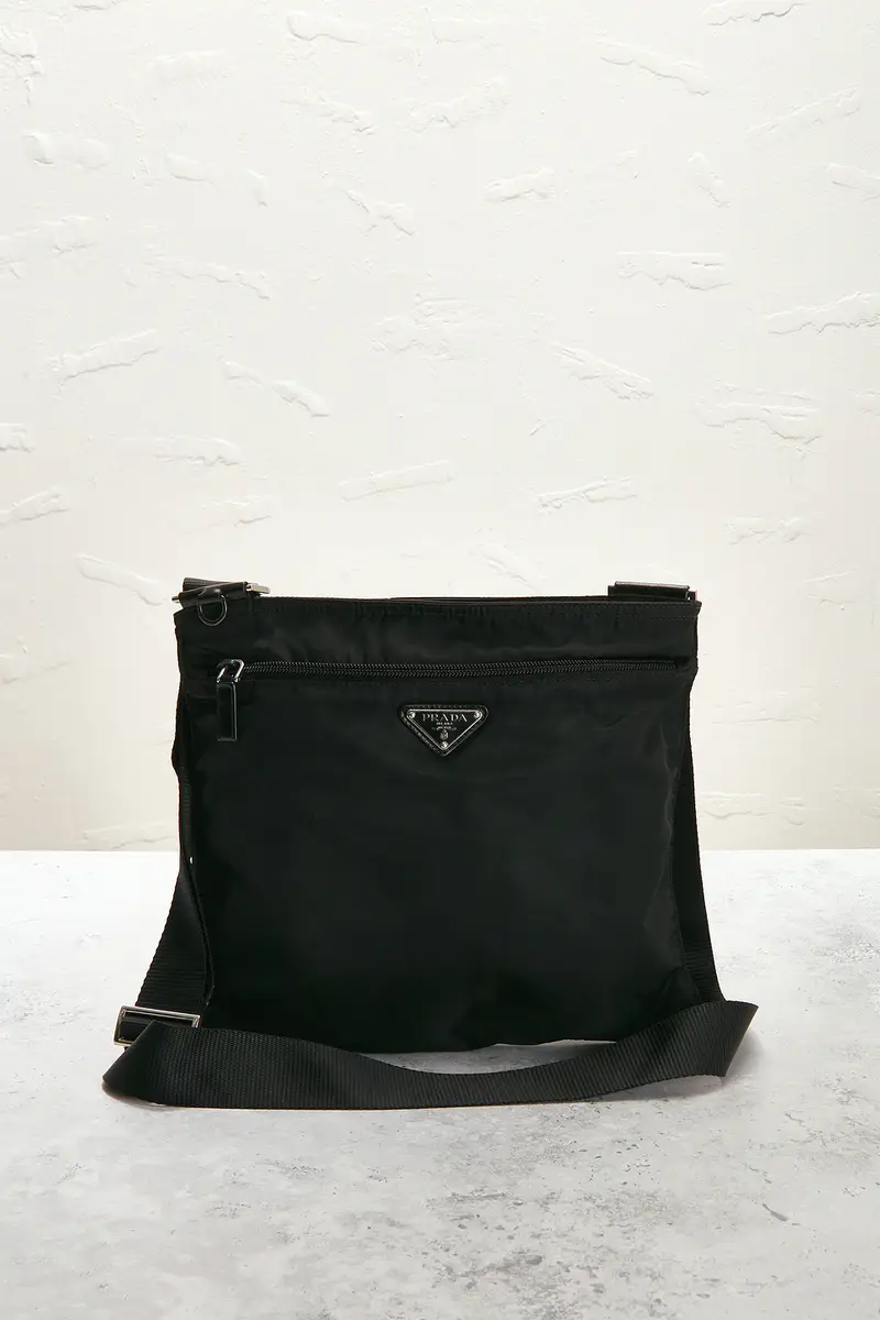 Prada Prada Tessuto Flat Messenger Bag | Thumbnail 2 Prada Prada Tessuto Flat Messenger Bag | Thumbnail 2
