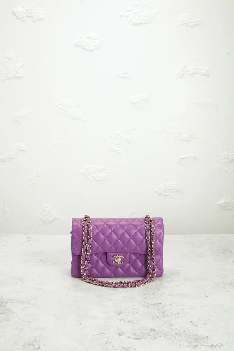 Chanel Chanel Lambskin Classic Double Flap Shoulder Bag | Thumbnail 2