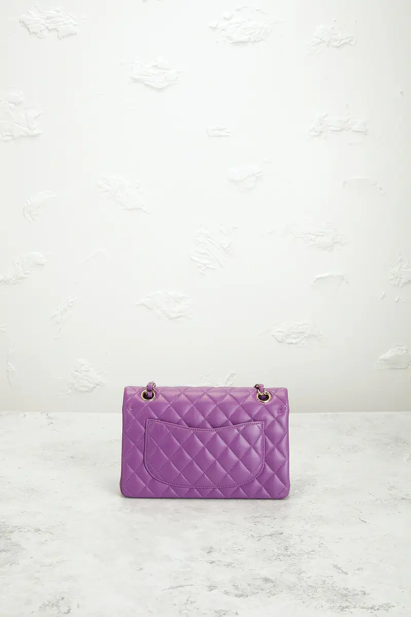 Chanel Chanel Lambskin Classic Double Flap Shoulder Bag | Thumbnail 3