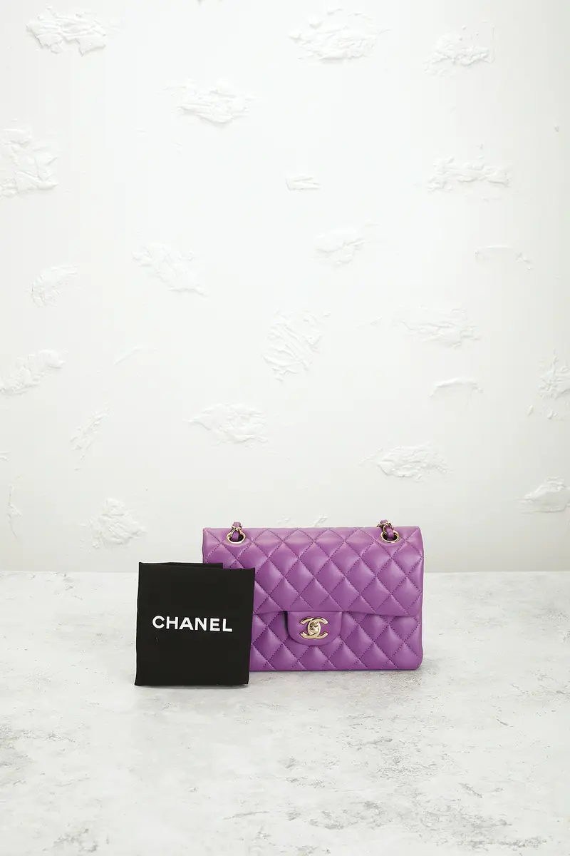 Chanel Chanel Lambskin Classic Double Flap Shoulder Bag | Thumbnail 9