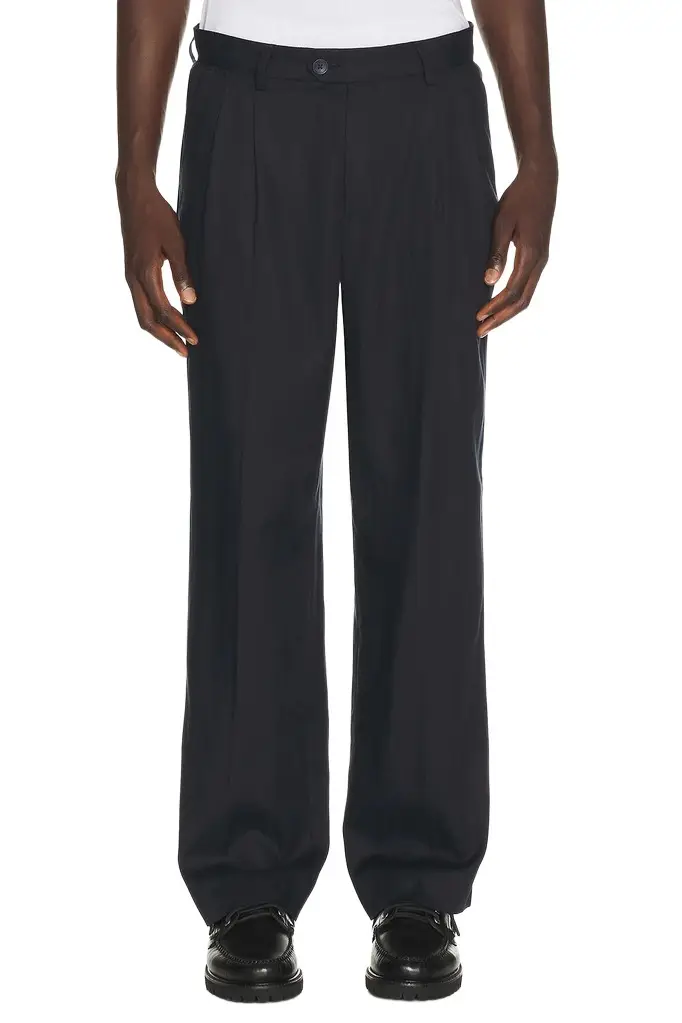 Pleated Leg Trousers
