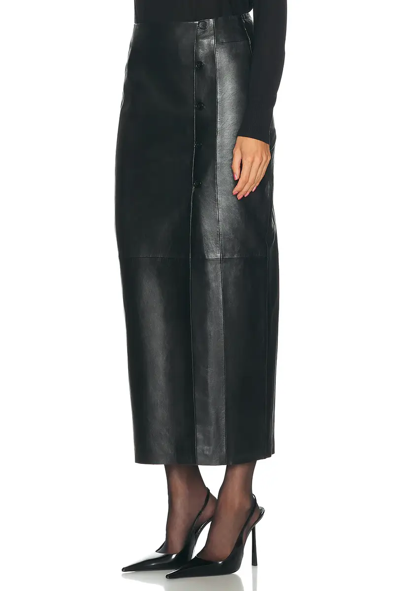 House of Dagmar Leather Wrap Skirt | Thumbnail 3 House of Dagmar Leather Wrap Skirt | Thumbnail 3