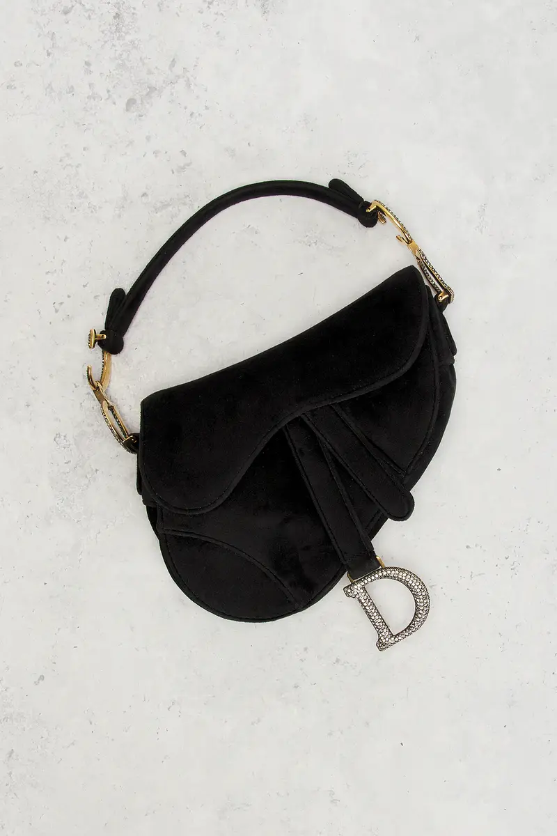 Dior Dior Velvet Mini Saddle Bag | Thumbnail 2 Dior Dior Velvet Mini Saddle Bag | Thumbnail 2