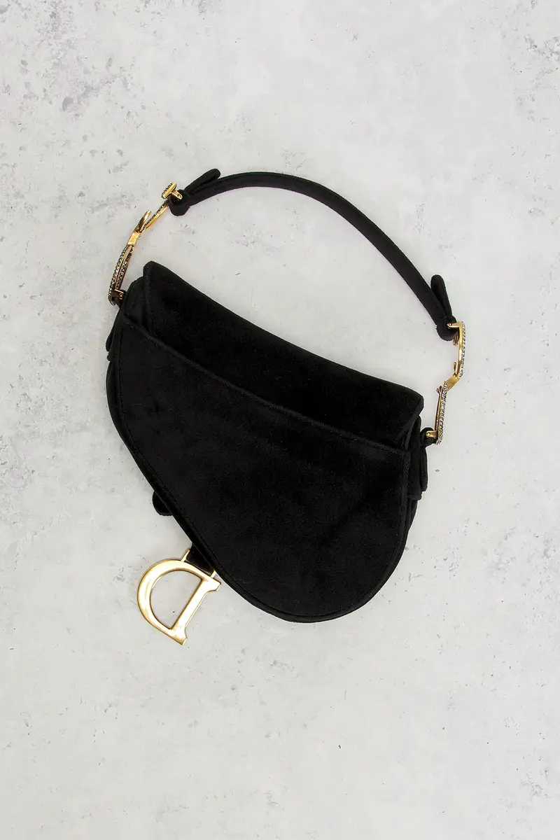 Dior Dior Velvet Mini Saddle Bag | Thumbnail 3 Dior Dior Velvet Mini Saddle Bag | Thumbnail 3