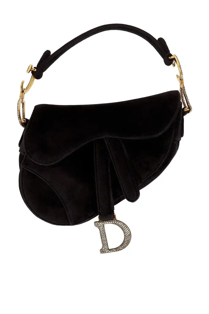 Dior Velvet Mini Saddle Bag Dior Velvet Mini Saddle Bag