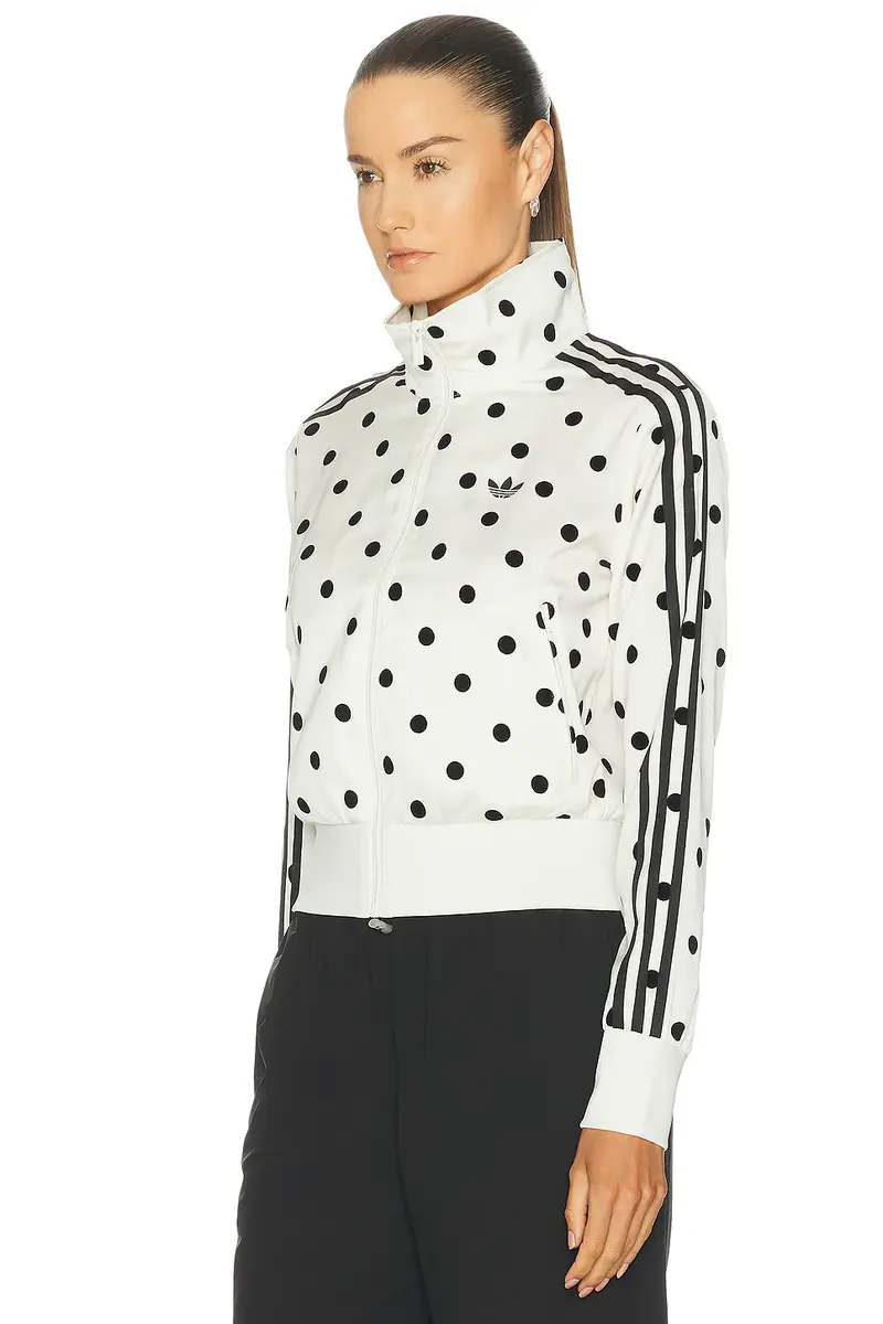 adidas Originals Firebird TT Classic Satin Polka Dot Jacket | Thumbnail 2 adidas Originals Firebird TT Classic Satin Polka Dot Jacket | Thumbnail 2