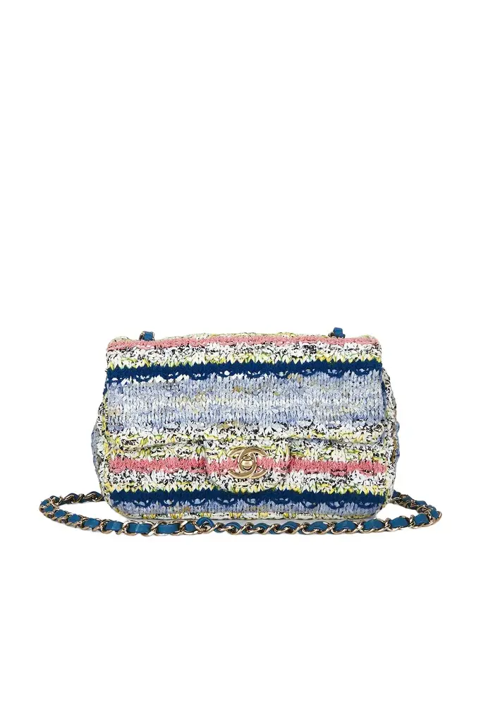 Chanel Tweed Mini Rectangular Flap Bag