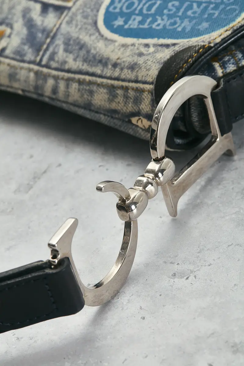 Dior Dior Denim Speedway Double Saddle Bag | Thumbnail 7 Dior Dior Denim Speedway Double Saddle Bag | Thumbnail 7