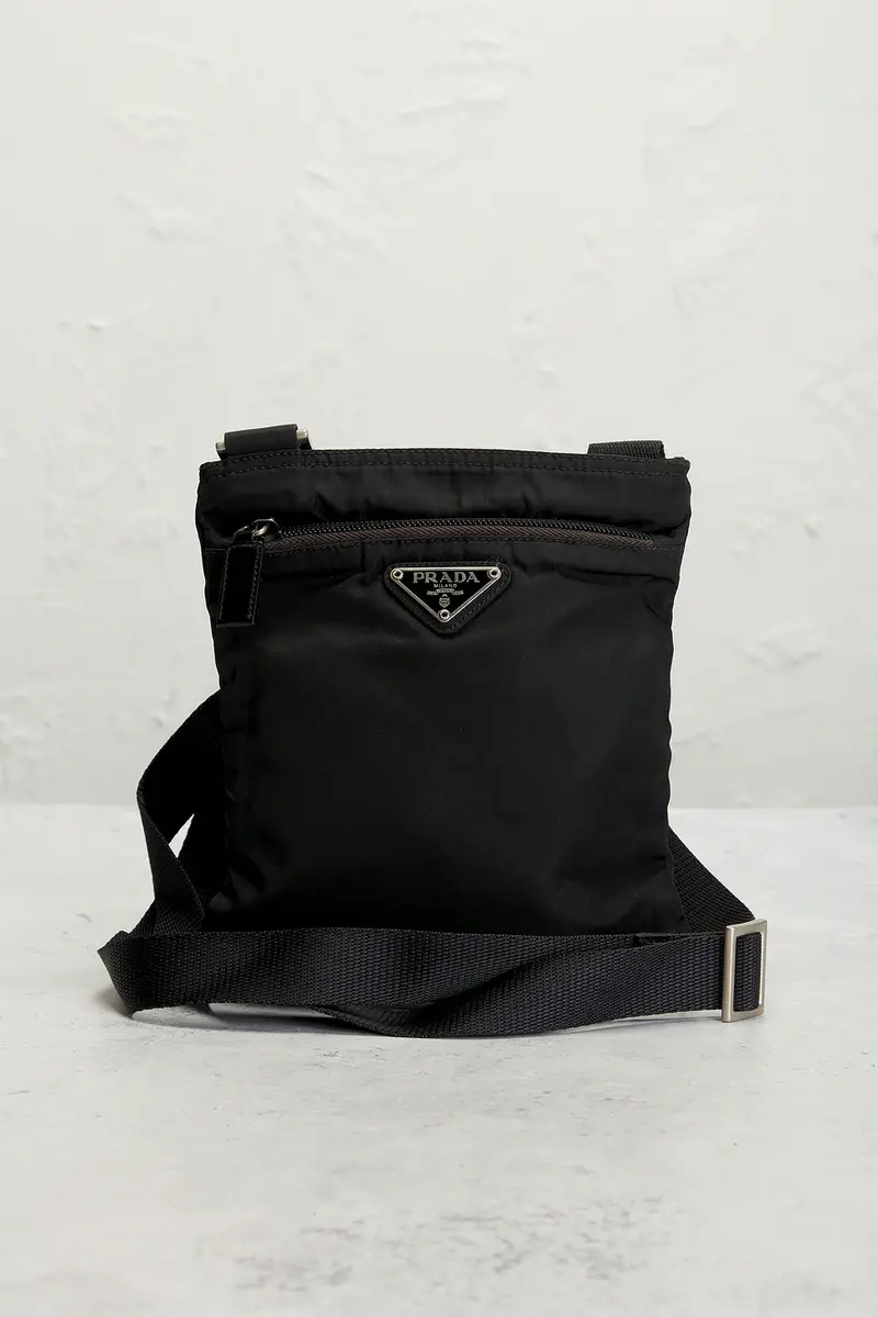 Prada Prada Tessuto Flat Messenger Bag | Thumbnail 2