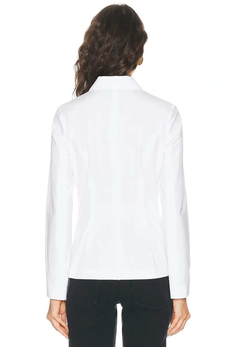 Brandon Maxwell Gage Fitted Button Up Jacket | Thumbnail 3