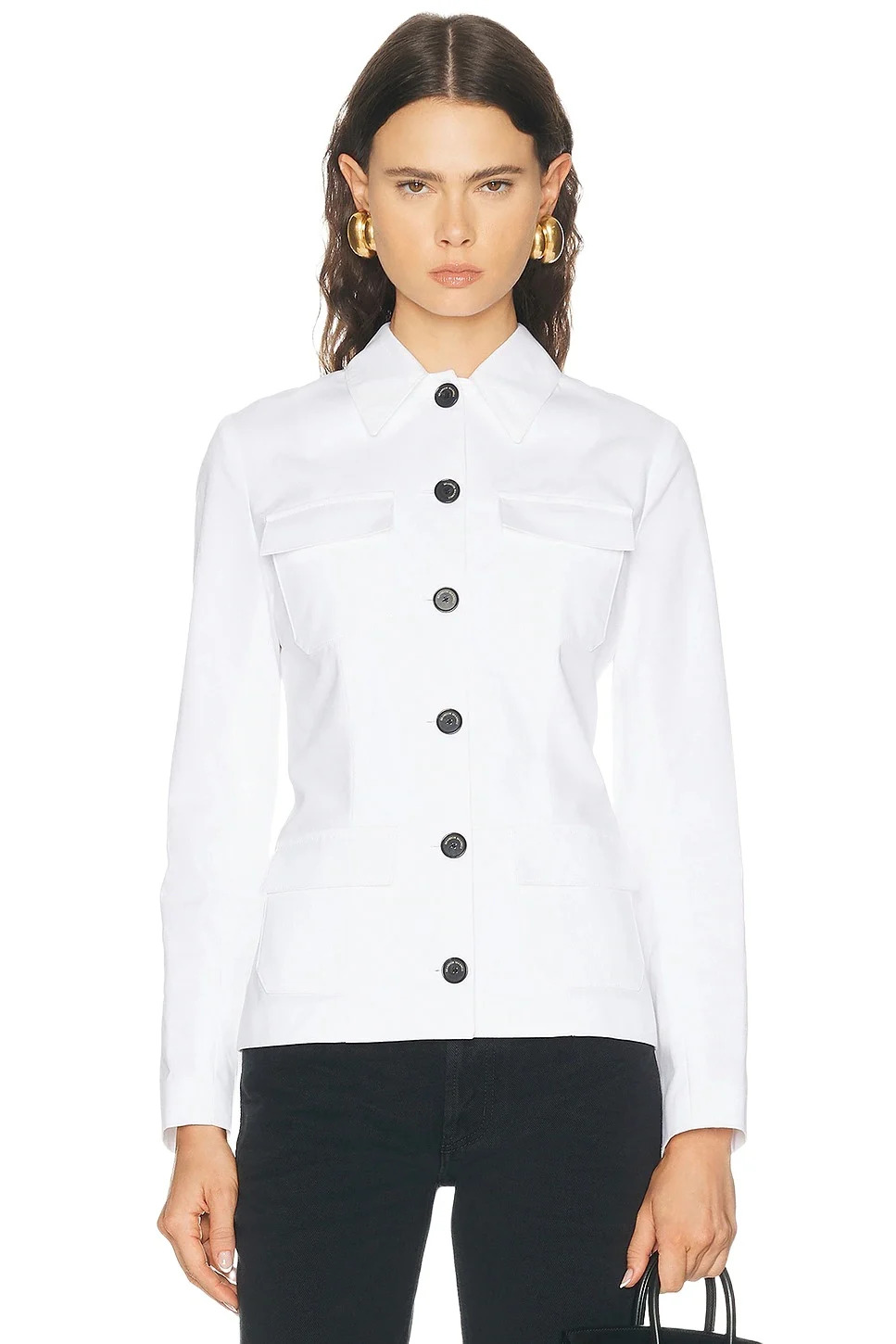 Gage Fitted Button Up Jacket Gage Fitted Button Up Jacket