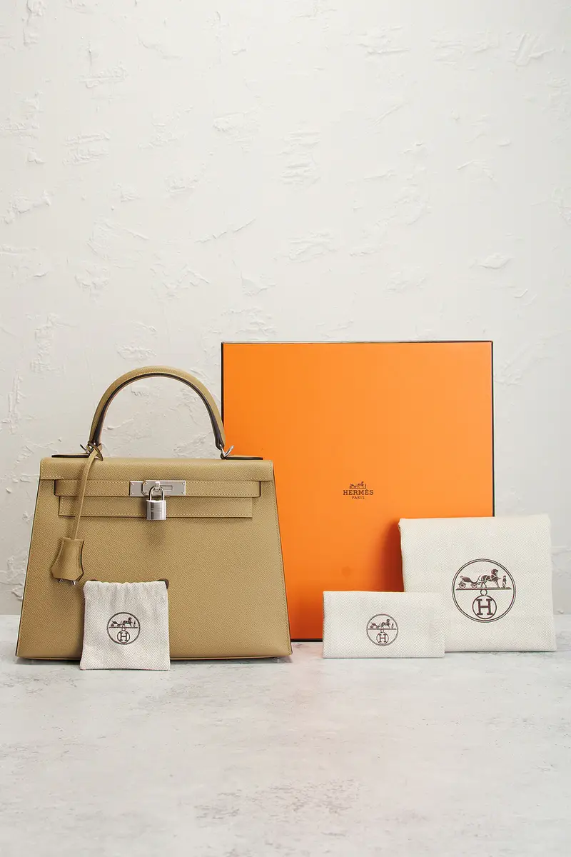 HERMÈS Hermes Epsom Kelly 28 Handbag | Thumbnail 7 HERMÈS Hermes Epsom Kelly 28 Handbag | Thumbnail 7