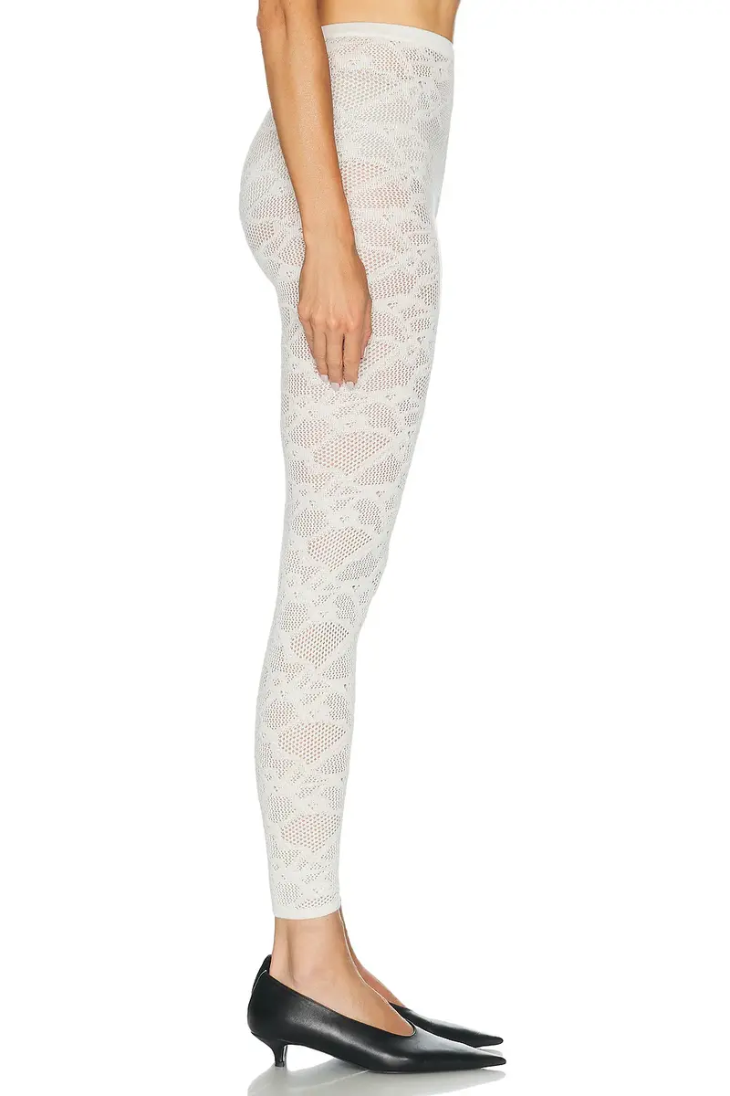 The Elder Statesman Wide Pointelle Legging | Thumbnail 3 The Elder Statesman Wide Pointelle Legging | Thumbnail 3