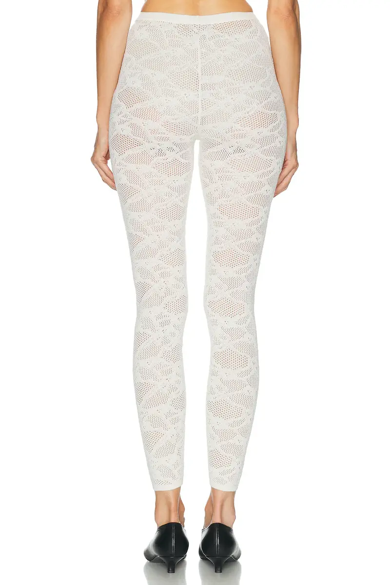 The Elder Statesman Wide Pointelle Legging | Thumbnail 4 The Elder Statesman Wide Pointelle Legging | Thumbnail 4