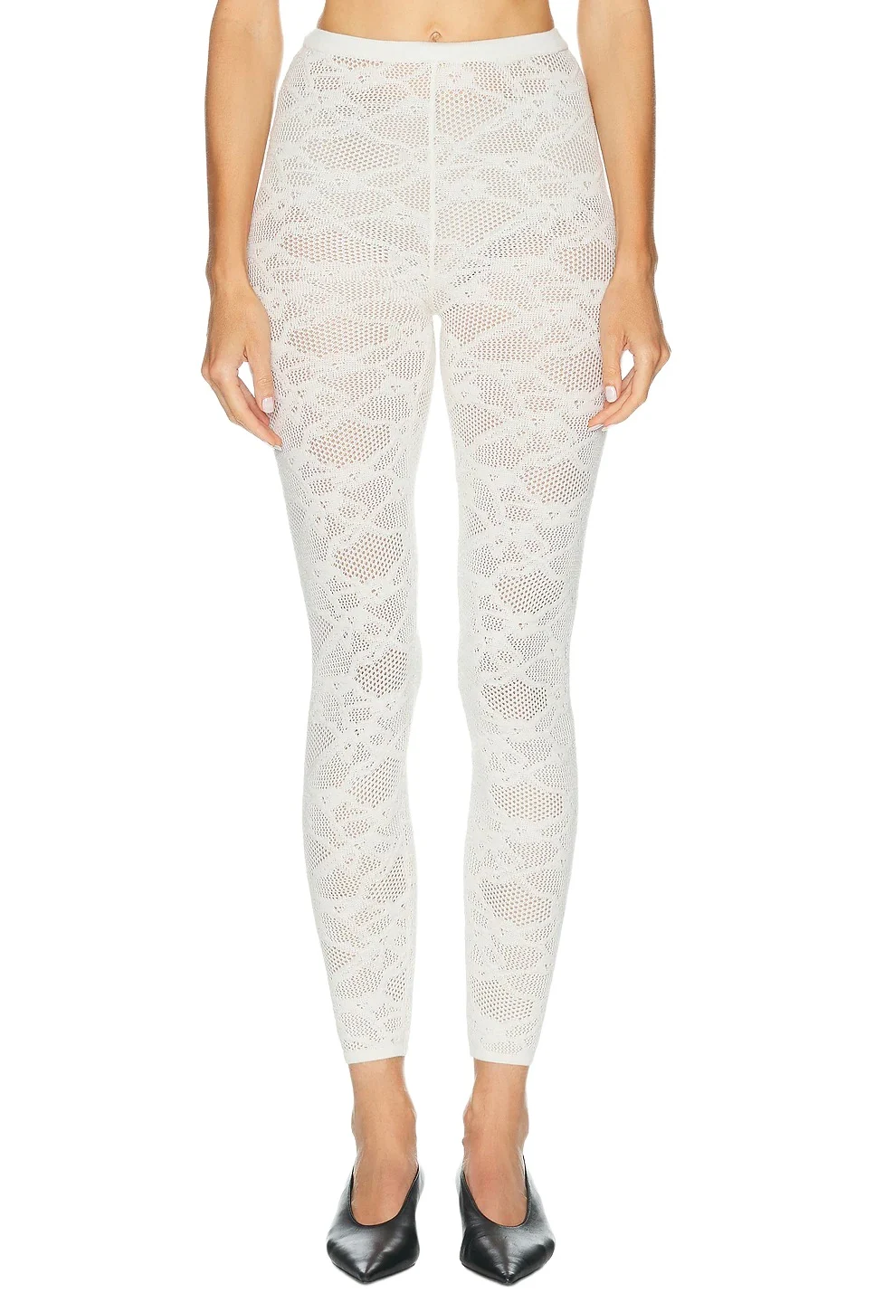 Wide Pointelle Legging