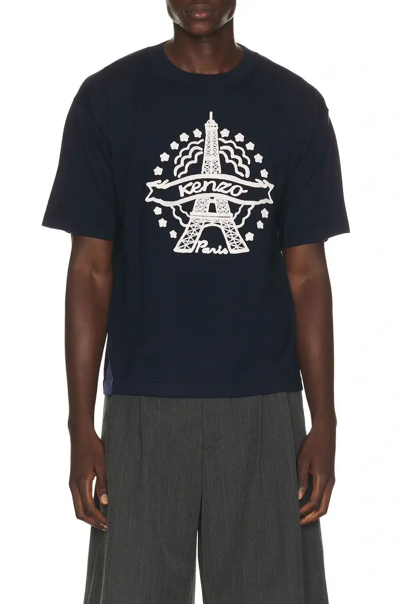 KENZO Eiffel Tower Design T-shirt | Thumbnail 2 KENZO Eiffel Tower Design T-shirt | Thumbnail 2