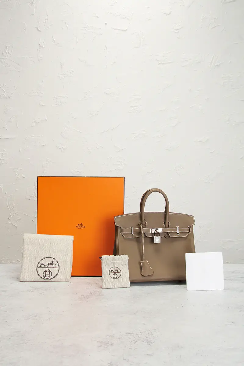 HERMÈS Hermes Swift Birkin 25 Handbag | Thumbnail 8 HERMÈS Hermes Swift Birkin 25 Handbag | Thumbnail 8