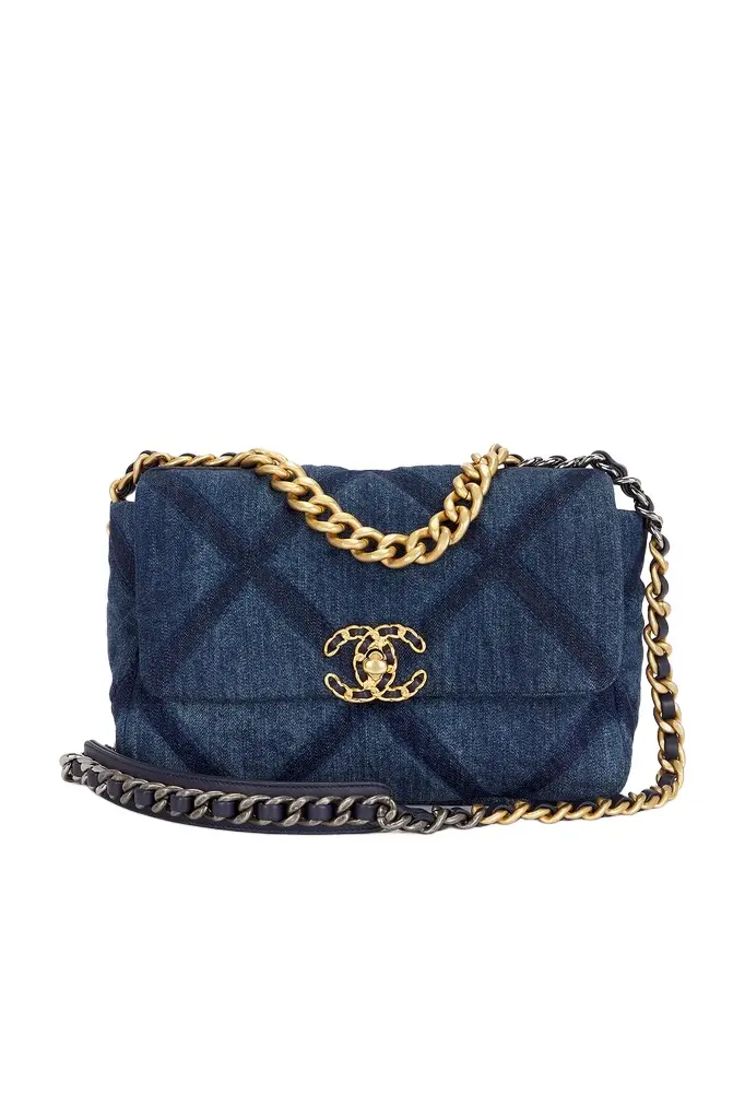 Chanel Denim Medium 19 Flap Bag