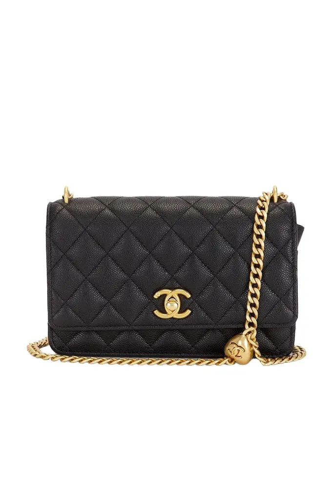 Chanel Caviar Sweet Heart Wallet On Chain Chanel Caviar Sweet Heart Wallet On Chain