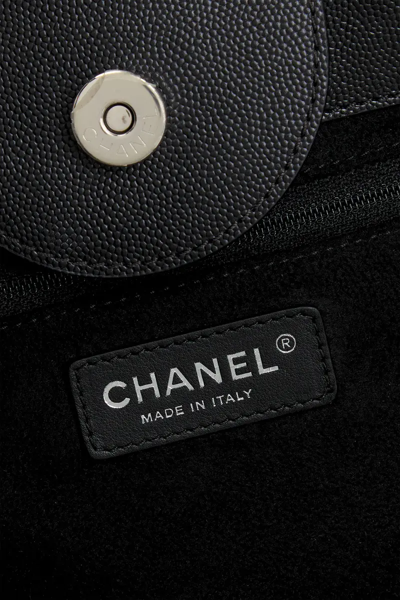 Chanel Chanel Studded Caviar Large Deauville Tote Bag | Thumbnail 5 Chanel Chanel Studded Caviar Large Deauville Tote Bag | Thumbnail 5