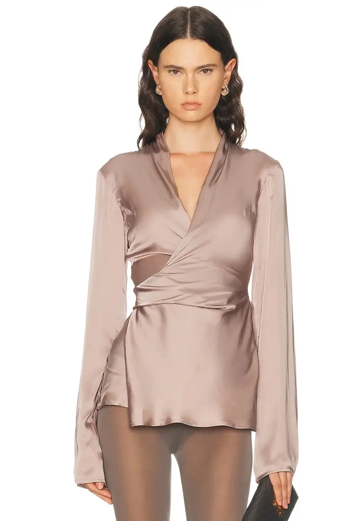 Rick Owens Laura Long Sleeve Top