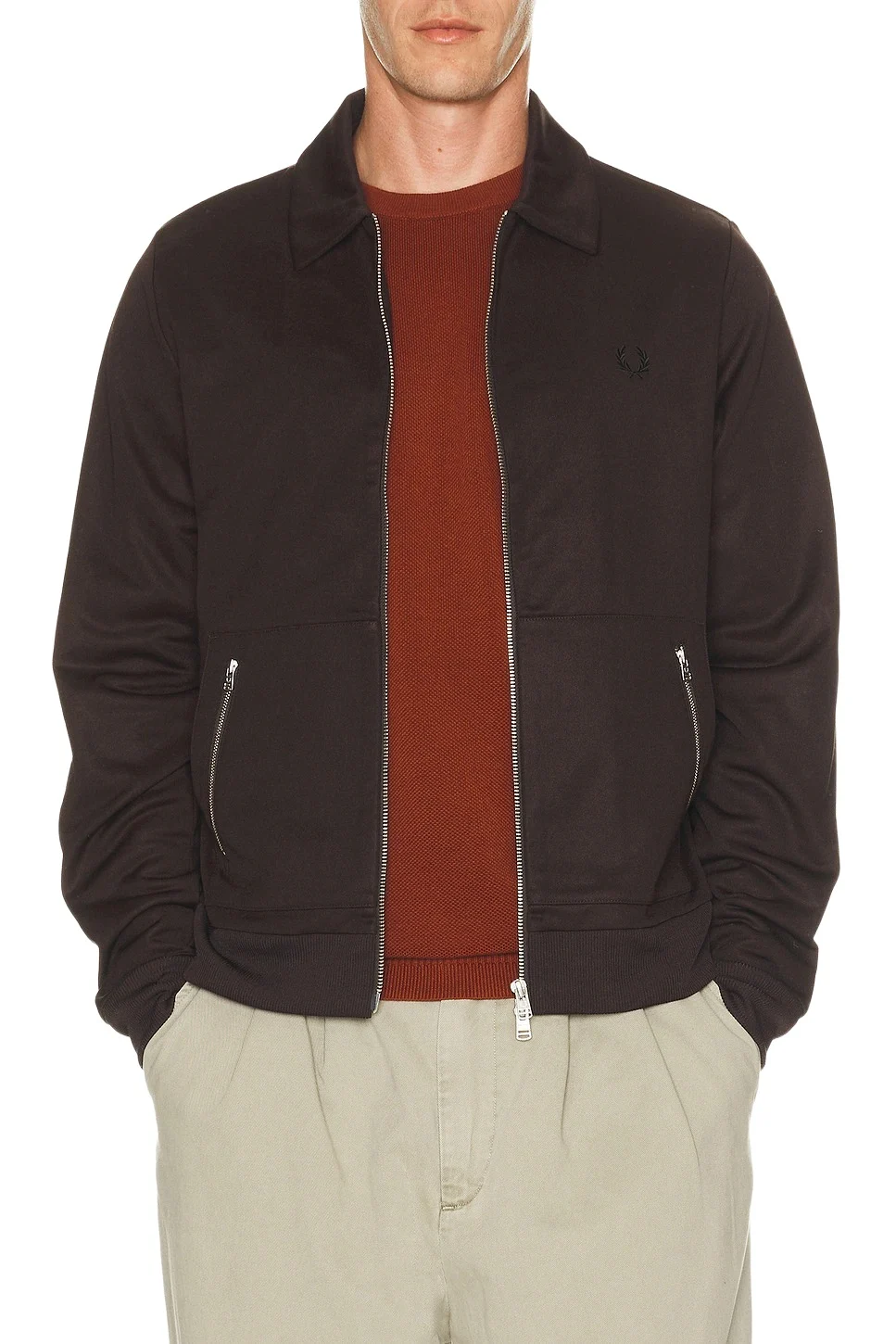Fred Perry Tennis Net Tape Track Jacket