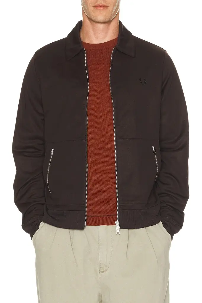 Fred Perry Tennis Net Tape Track Jacket