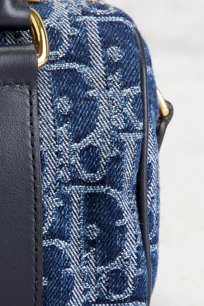 Dior Dior Oblique Denim Nano Groove Convertible Bowling Bag | Thumbnail 6 Dior Dior Oblique Denim Nano Groove Convertible Bowling Bag | Thumbnail 6