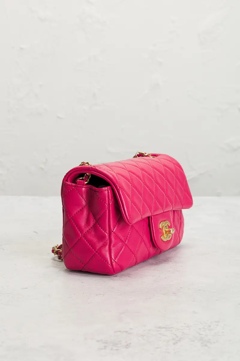 Chanel Chanel Lambskin Mini Pearl Crush Flap Bag | Thumbnail 4 Chanel Chanel Lambskin Mini Pearl Crush Flap Bag | Thumbnail 4