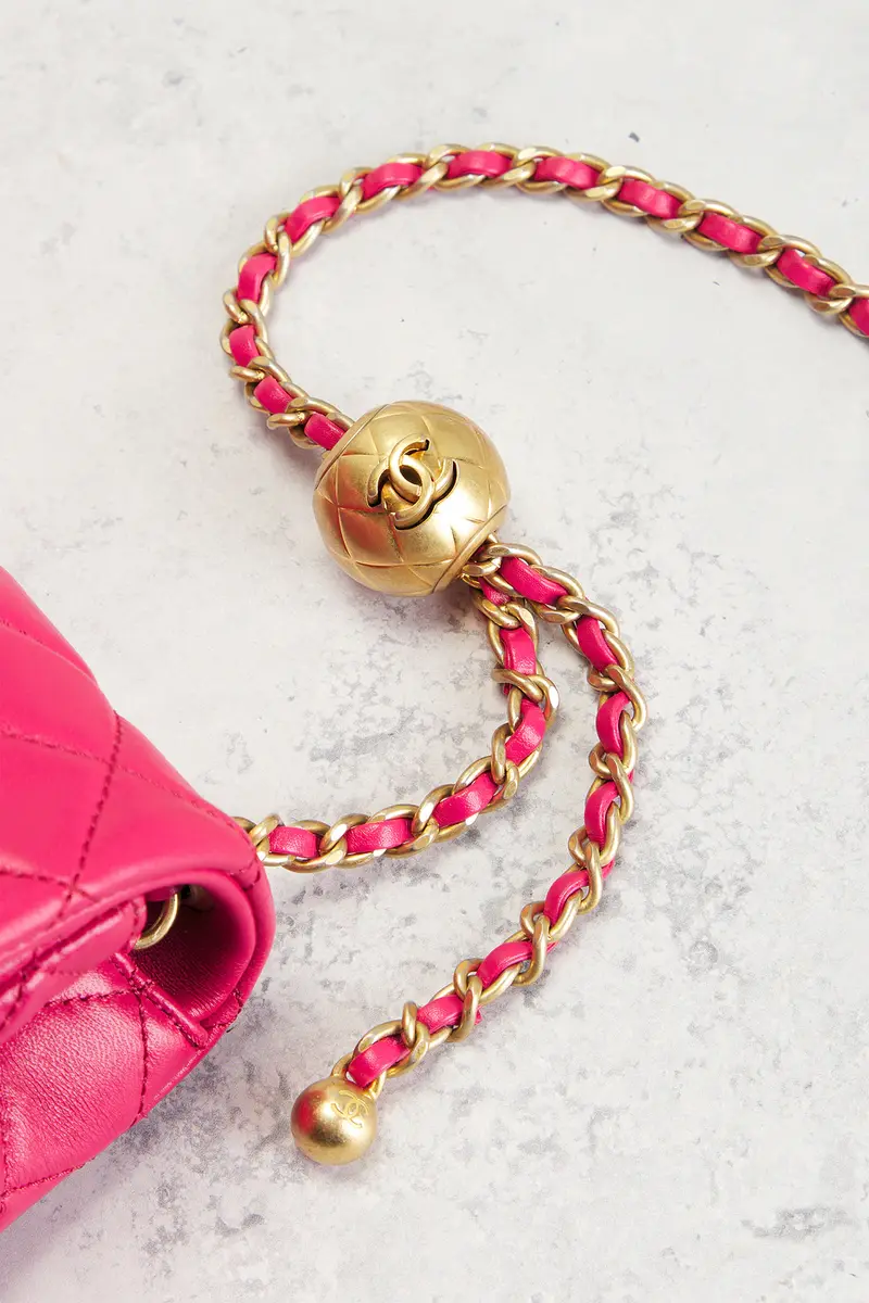 Chanel Chanel Lambskin Mini Pearl Crush Flap Bag | Thumbnail 7 Chanel Chanel Lambskin Mini Pearl Crush Flap Bag | Thumbnail 7