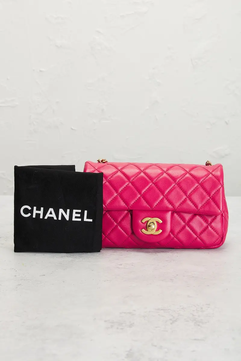 Chanel Chanel Lambskin Mini Pearl Crush Flap Bag | Thumbnail 8 Chanel Chanel Lambskin Mini Pearl Crush Flap Bag | Thumbnail 8